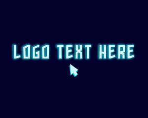 Glowing Neon Cursor  logo