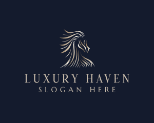 Luxury Pony Horse logo design