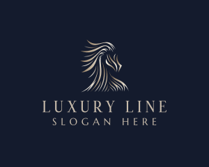 Luxury Pony Horse logo design