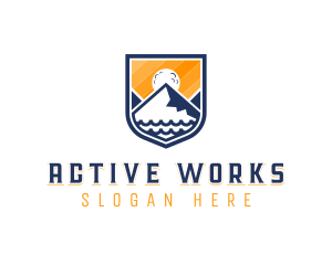 Mountain Peak Trekking  logo design