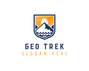 Mountain Peak Trekking  logo design