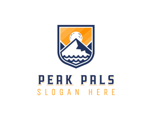 Mountain Peak Trekking  logo design