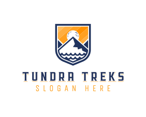 Mountain Peak Trekking  logo design