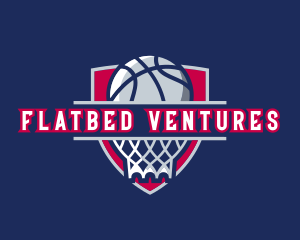 Basketball Hoop Varsity logo design