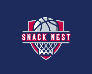 Basketball Hoop Varsity logo design