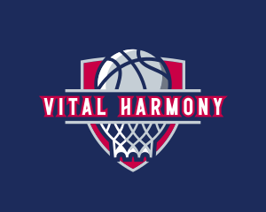 Basketball Hoop Varsity logo design