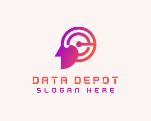 Tech Data Scientist logo design