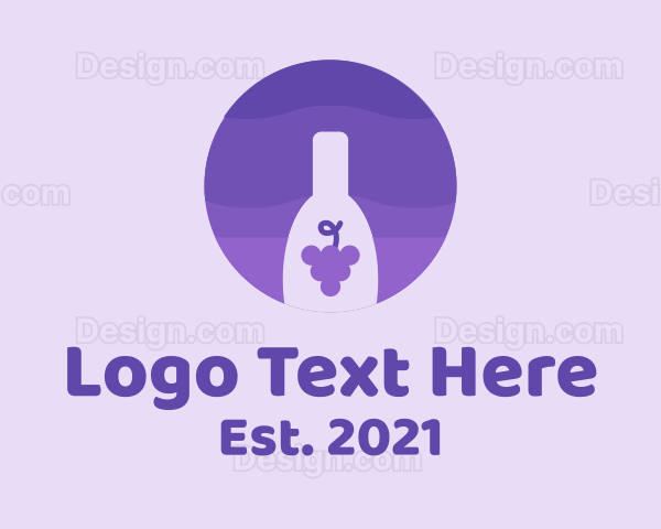 Purple Circle Wine Logo