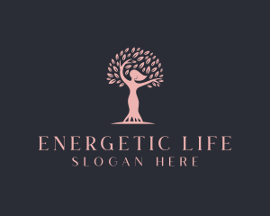 Woman Tree Wellness logo design