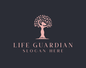 Woman Tree Wellness logo design