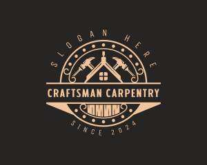 Carpenter Tools Builder logo design