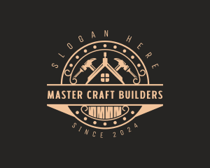 Carpenter Tools Builder logo design