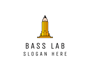 Yellow Pencil Tower logo design