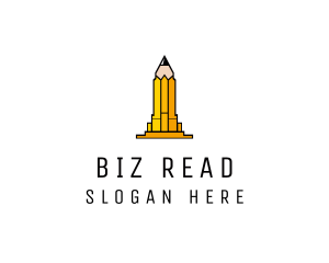 Yellow Pencil Tower logo design