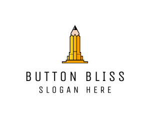 Yellow Pencil Tower logo design