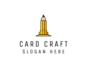 Yellow Pencil Tower logo design