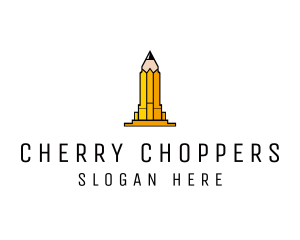 Yellow Pencil Tower logo design