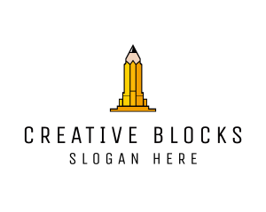 Yellow Pencil Tower logo design