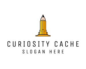 Yellow Pencil Tower logo design