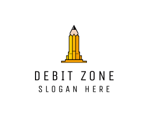 Yellow Pencil Tower logo design