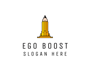 Yellow Pencil Tower logo design