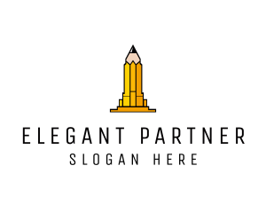 Yellow Pencil Tower logo design