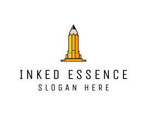 Yellow Pencil Tower logo design