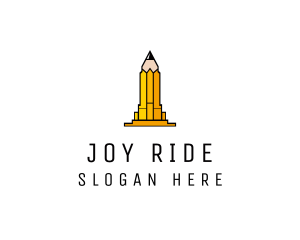 Yellow Pencil Tower logo design