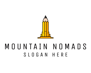 Yellow Pencil Tower logo design