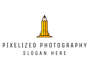 Yellow Pencil Tower logo design