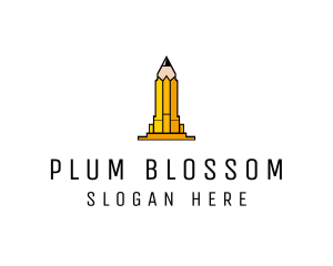 Yellow Pencil Tower logo design