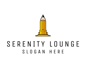 Yellow Pencil Tower logo design