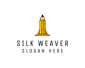 Yellow Pencil Tower logo design