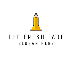 Yellow Pencil Tower logo design