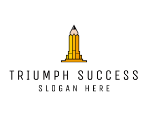 Yellow Pencil Tower logo design