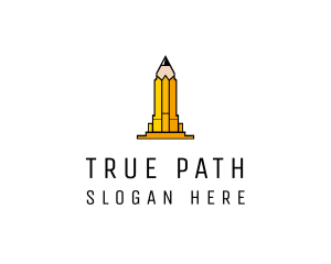 Yellow Pencil Tower logo design