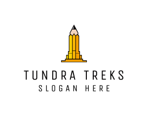 Yellow Pencil Tower logo design