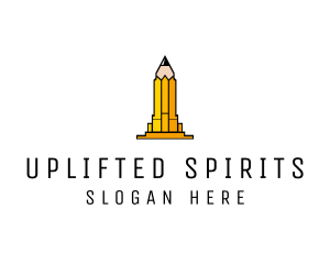 Yellow Pencil Tower logo design