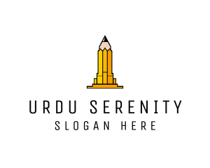 Yellow Pencil Tower logo design