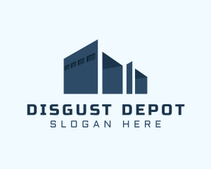 Logistics Warehouse Infrastructure logo design