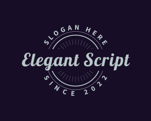 Premier Script Business logo design