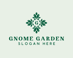 Natural Garden Leaves logo design