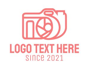 Photojournalism - Pink Digicam Gadget logo design