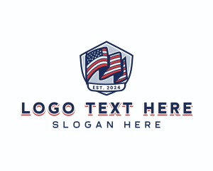 American Flag Patriot logo