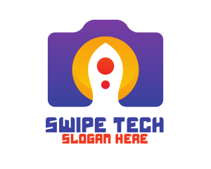 Violet Tech Camera logo design