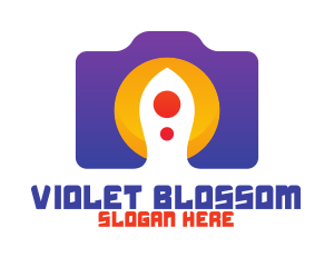 Violet Tech Camera logo design