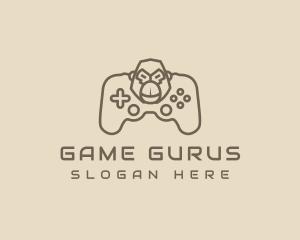 Monoline Gaming Gorilla Logo