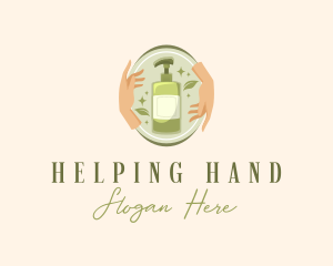 Skincare Hand Lotion logo design