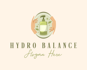 Skincare Hand Lotion logo design