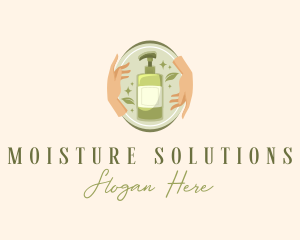 Skincare Hand Lotion logo design
